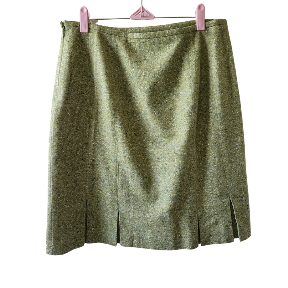Talbots Green Skirt